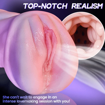 Beate - 5 Sucking & 10 Vibrating Vagina masturbation Cup