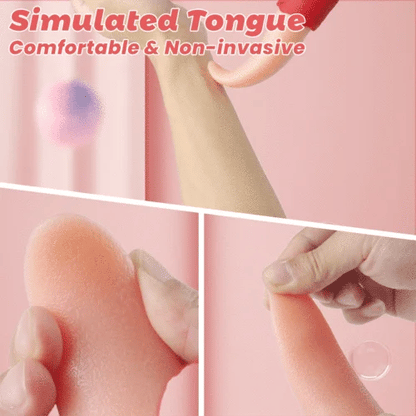 -in-1 Flapping Tongue Vibrator Clit Sucking for Intense Blended Orgasms