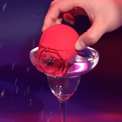 Bestvibe - Rose-Patterned Clitoral Stimulator, 7-Speed Suction Bullet Vibrator