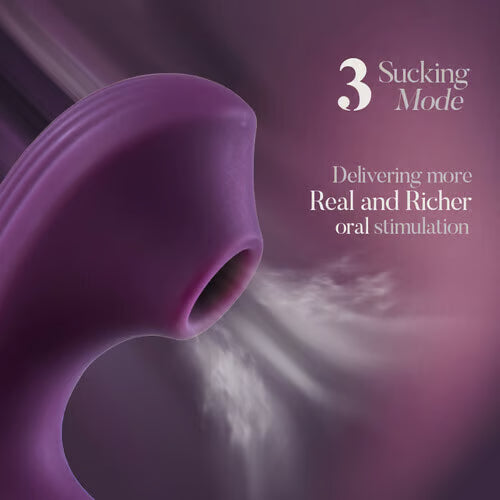 MiraMystique Vibration & Come-Hither Motion G-spot and Clitoral Suction Vibrators