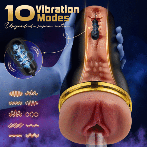 【Free Shipping】Captain - Realistic Suction & Vibration Tight Feeling Different Sensations Automatic Male Masturbator