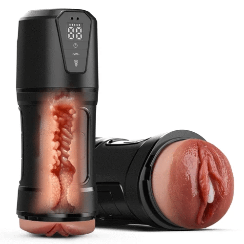【Free lube】Challenger - 10 Vibrations 5 Suctions Ultra-Realistic Vagina Simulated Masturbator