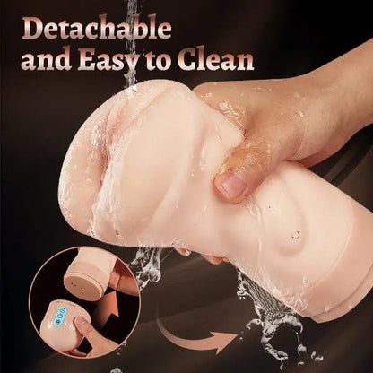 Beate - 5 Sucking & 10 Vibrating Vagina masturbation Cup